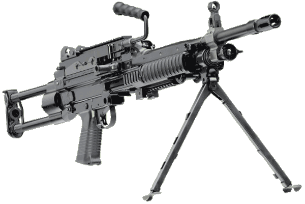 FN Minimi Para - Укороченный вариант для десантников, приклад складной
