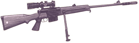 Французская снайперская винтовка FR F1 (Fusil à Répétition modèle F1)