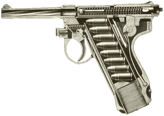 Итальянский пистолет Glisenti модели 1910 года