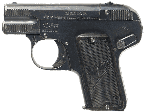 Бельгийский самозарядный пистолет Melior 1908