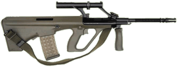 Штурмовая винтовка Штайер АУГ (Steyr AUG, Armee Universal Gewehr)